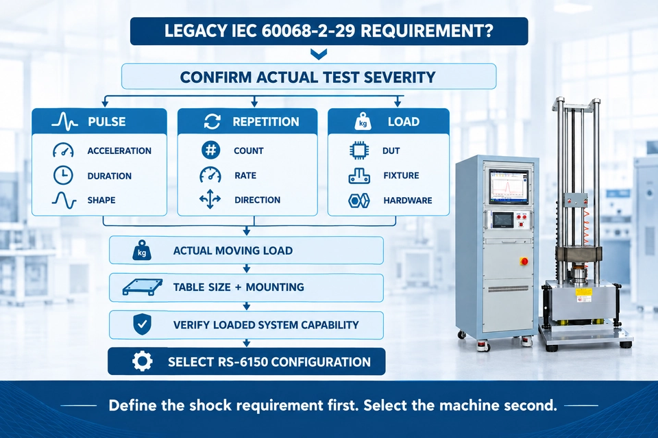 IEC 60068-2-29 bump test equipment selection roadmap
